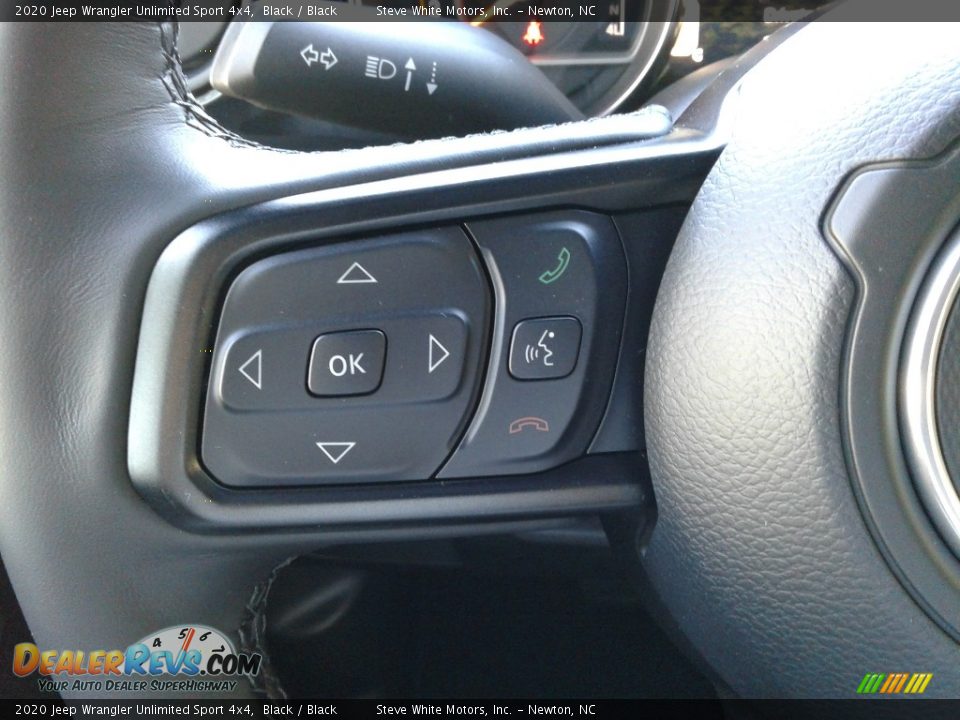 2020 Jeep Wrangler Unlimited Sport 4x4 Black / Black Photo #16