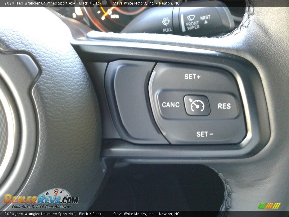 2020 Jeep Wrangler Unlimited Sport 4x4 Black / Black Photo #17