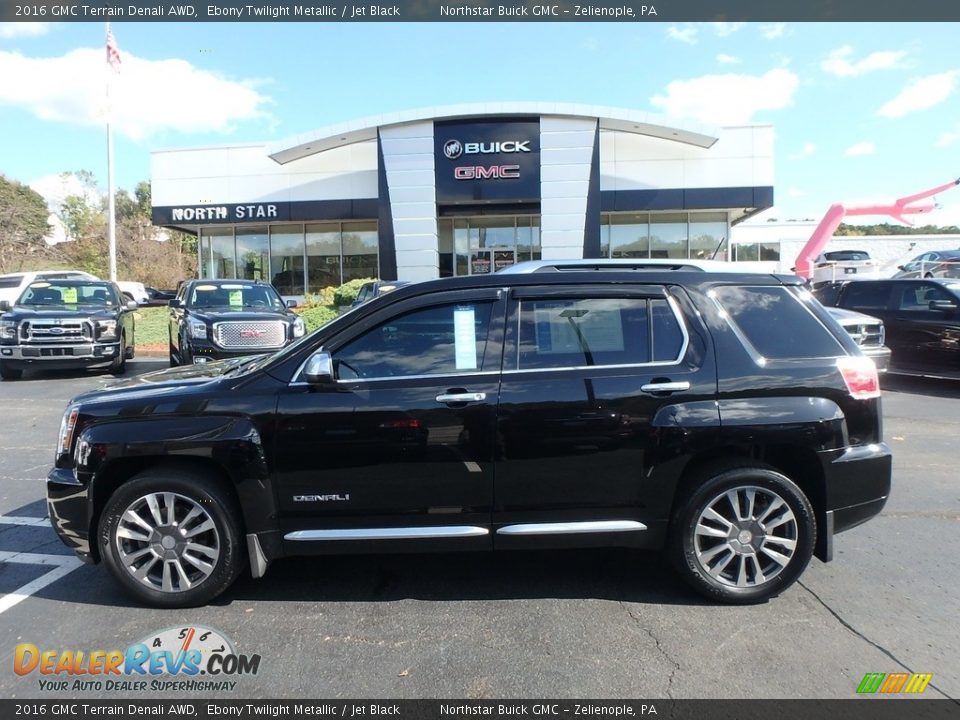 2016 GMC Terrain Denali AWD Ebony Twilight Metallic / Jet Black Photo #13