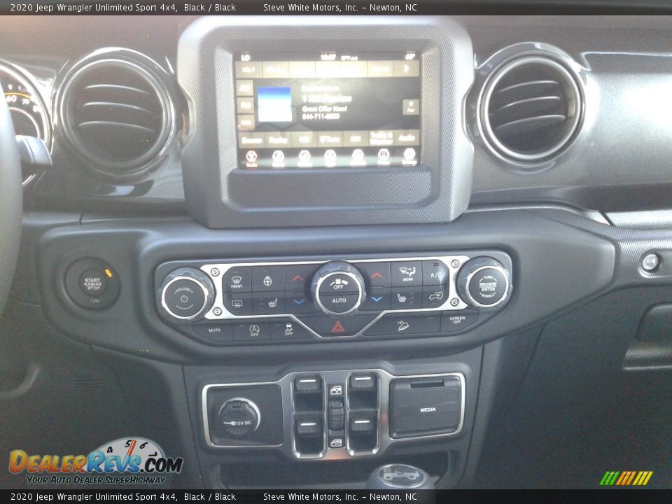2020 Jeep Wrangler Unlimited Sport 4x4 Black / Black Photo #19