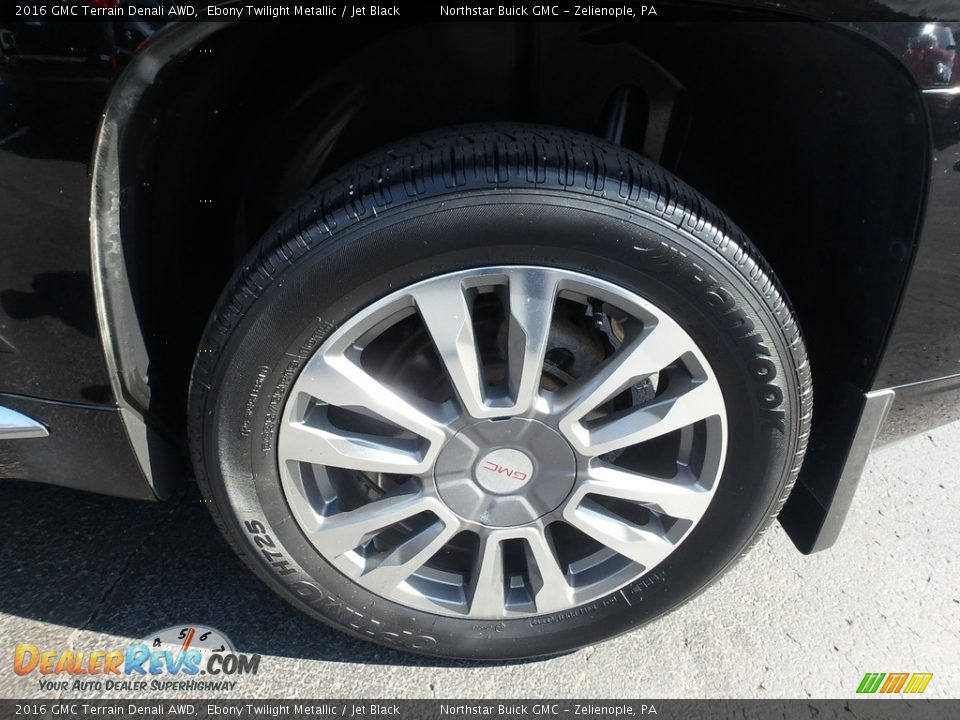 2016 GMC Terrain Denali AWD Ebony Twilight Metallic / Jet Black Photo #14