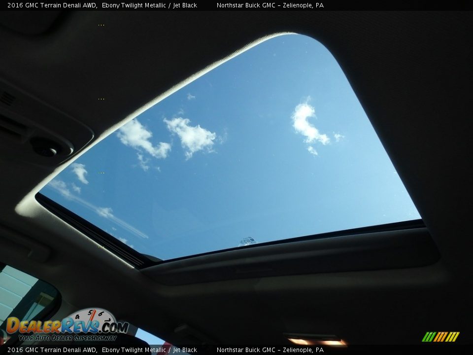 2016 GMC Terrain Denali AWD Ebony Twilight Metallic / Jet Black Photo #17