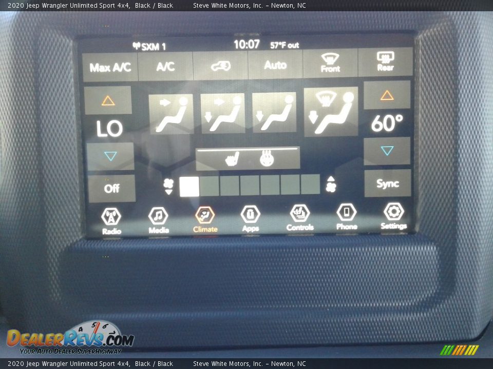 2020 Jeep Wrangler Unlimited Sport 4x4 Black / Black Photo #22