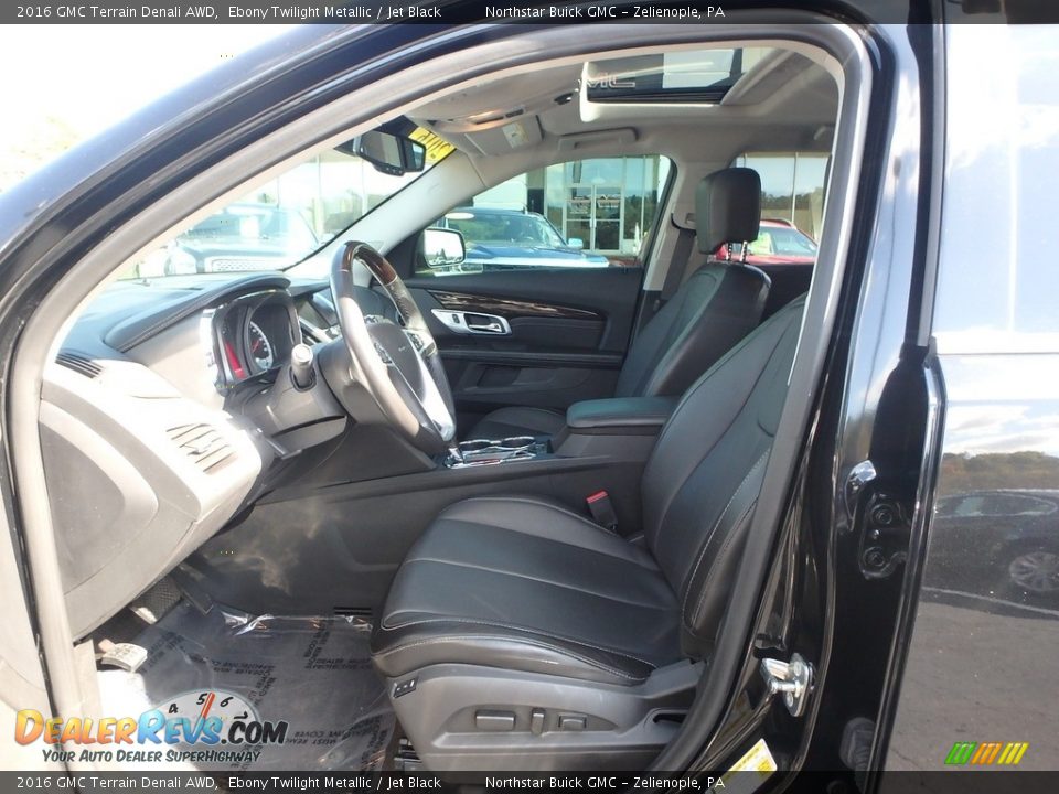 2016 GMC Terrain Denali AWD Ebony Twilight Metallic / Jet Black Photo #18