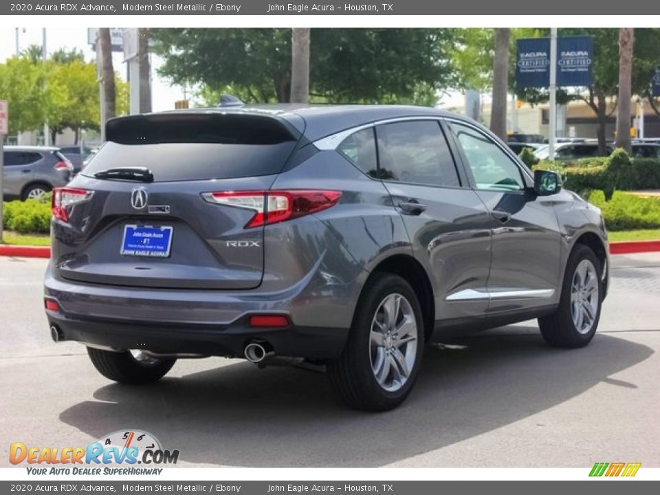 2020 Acura RDX Advance Modern Steel Metallic / Ebony Photo #7