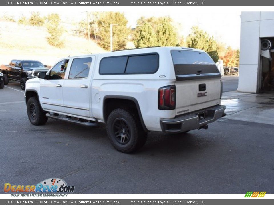 2016 GMC Sierra 1500 SLT Crew Cab 4WD Summit White / Jet Black Photo #4