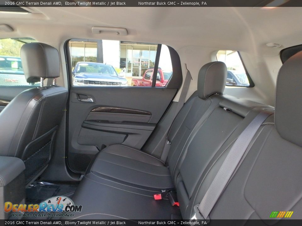 2016 GMC Terrain Denali AWD Ebony Twilight Metallic / Jet Black Photo #19