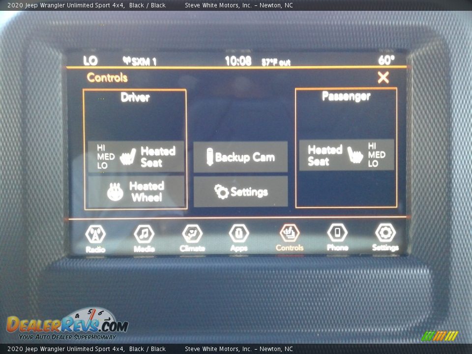 2020 Jeep Wrangler Unlimited Sport 4x4 Black / Black Photo #23