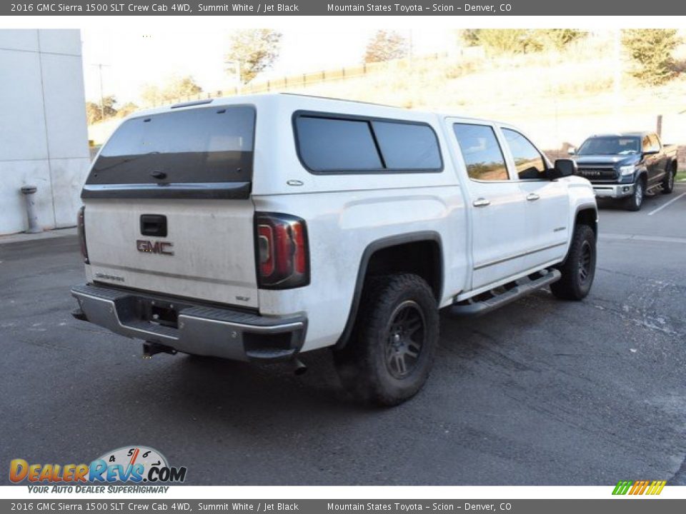 2016 GMC Sierra 1500 SLT Crew Cab 4WD Summit White / Jet Black Photo #6