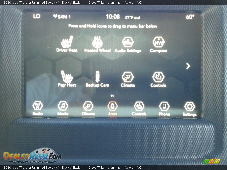 2020 Jeep Wrangler Unlimited Sport 4x4 Black / Black Photo #24