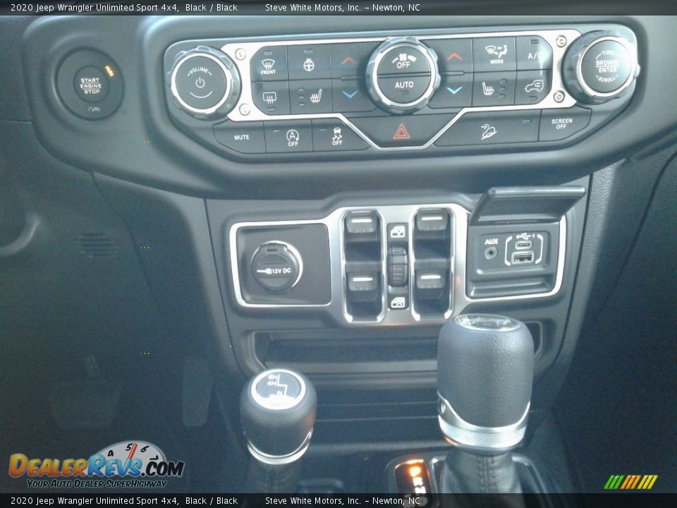 2020 Jeep Wrangler Unlimited Sport 4x4 Black / Black Photo #25