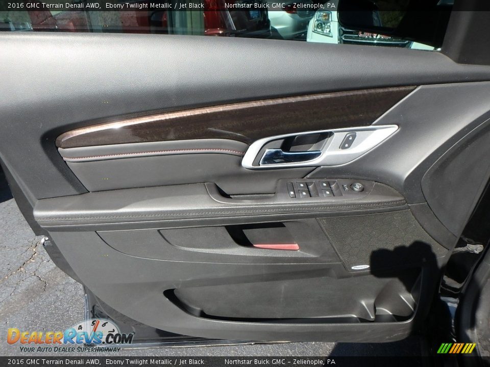 2016 GMC Terrain Denali AWD Ebony Twilight Metallic / Jet Black Photo #22