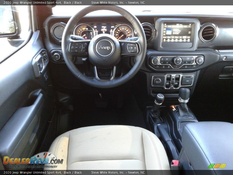 2020 Jeep Wrangler Unlimited Sport 4x4 Black / Black Photo #27