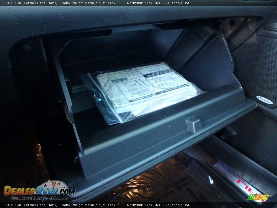 2016 GMC Terrain Denali AWD Ebony Twilight Metallic / Jet Black Photo #24