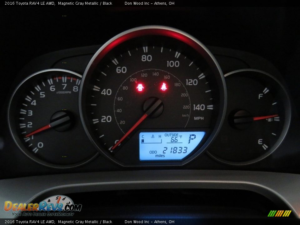 2016 Toyota RAV4 LE AWD Magnetic Gray Metallic / Black Photo #28