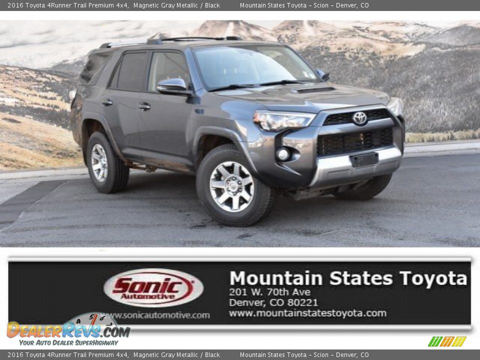 2016 Toyota 4Runner Trail Premium 4x4 Magnetic Gray Metallic / Black Photo #1