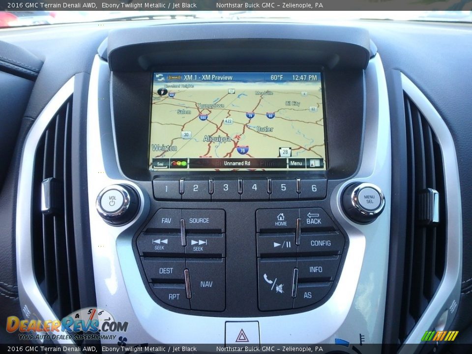 2016 GMC Terrain Denali AWD Ebony Twilight Metallic / Jet Black Photo #26