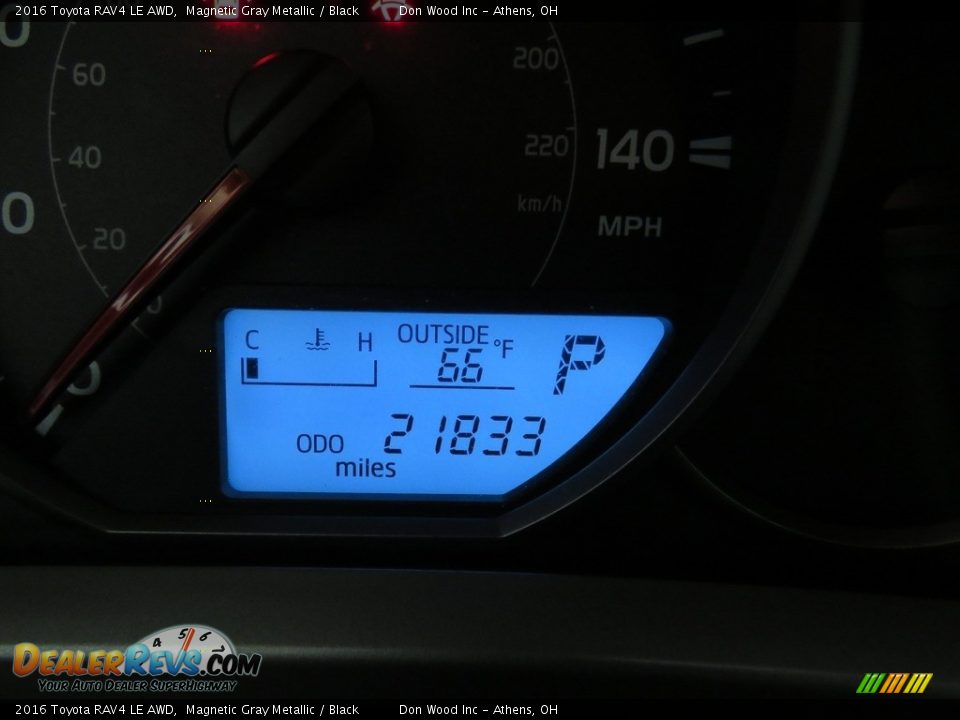 2016 Toyota RAV4 LE AWD Magnetic Gray Metallic / Black Photo #30