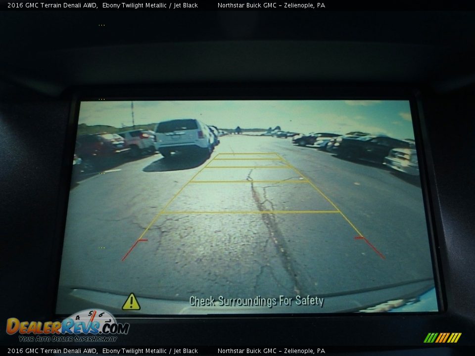2016 GMC Terrain Denali AWD Ebony Twilight Metallic / Jet Black Photo #27