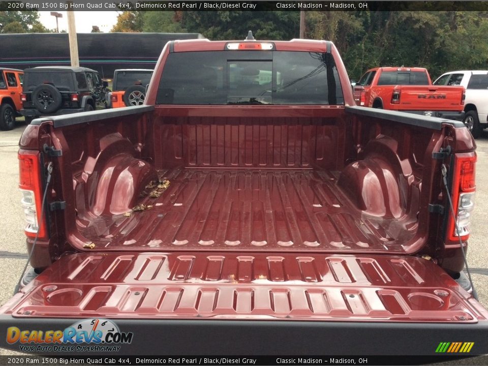 2020 Ram 1500 Big Horn Quad Cab 4x4 Delmonico Red Pearl / Black/Diesel Gray Photo #9