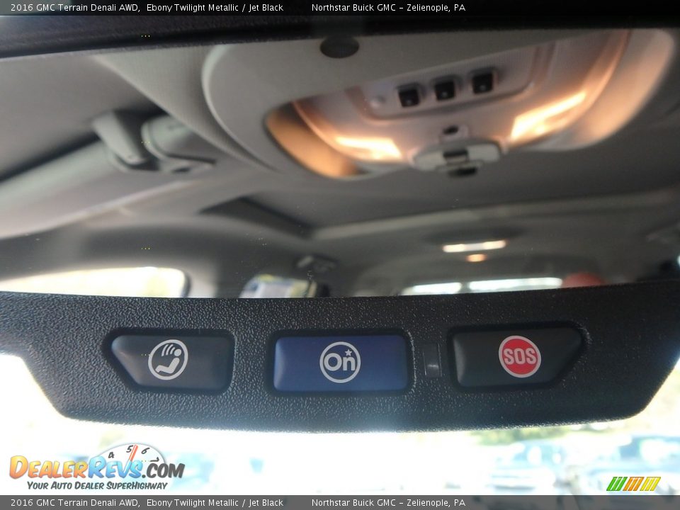 2016 GMC Terrain Denali AWD Ebony Twilight Metallic / Jet Black Photo #29