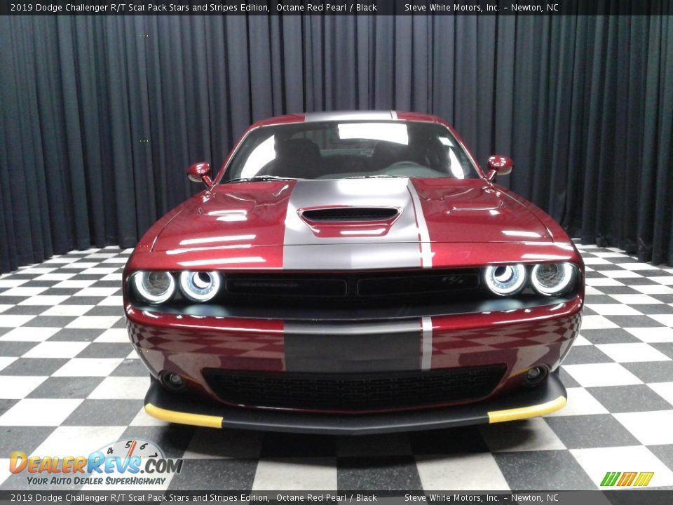 2019 Dodge Challenger R/T Scat Pack Stars and Stripes Edition Octane Red Pearl / Black Photo #3