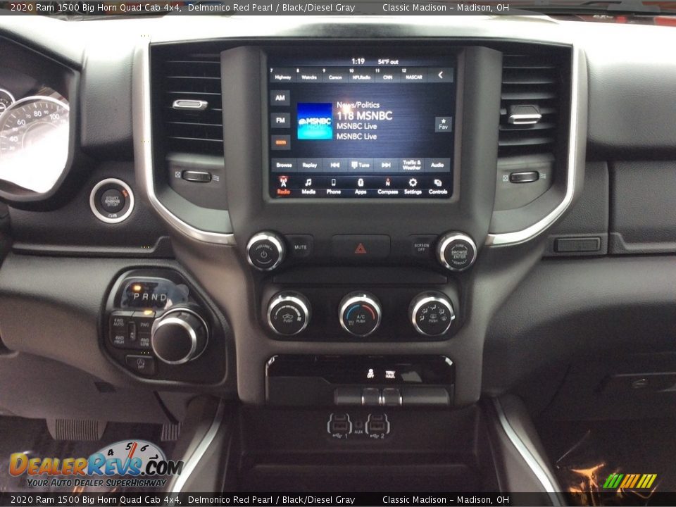 2020 Ram 1500 Big Horn Quad Cab 4x4 Delmonico Red Pearl / Black/Diesel Gray Photo #14