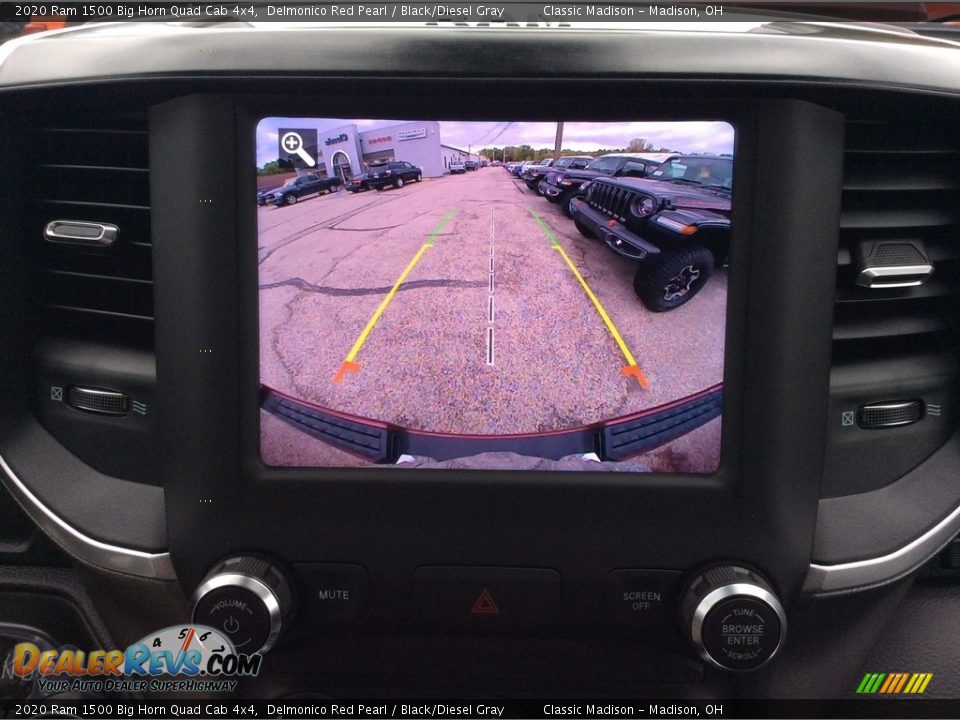 2020 Ram 1500 Big Horn Quad Cab 4x4 Delmonico Red Pearl / Black/Diesel Gray Photo #15