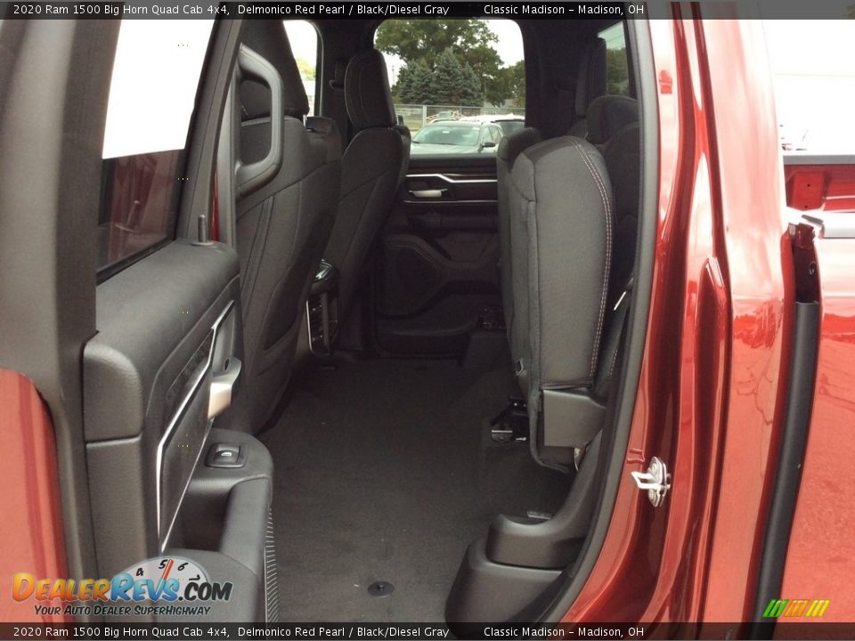 2020 Ram 1500 Big Horn Quad Cab 4x4 Delmonico Red Pearl / Black/Diesel Gray Photo #17
