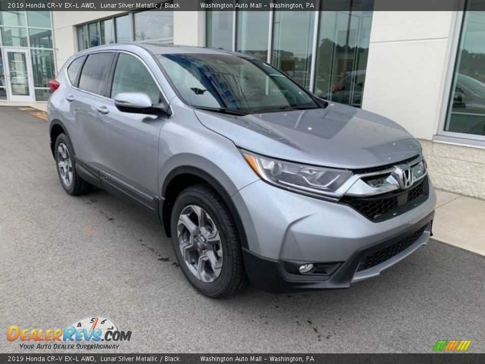 2019 Honda CR-V EX-L AWD Lunar Silver Metallic / Black Photo #2