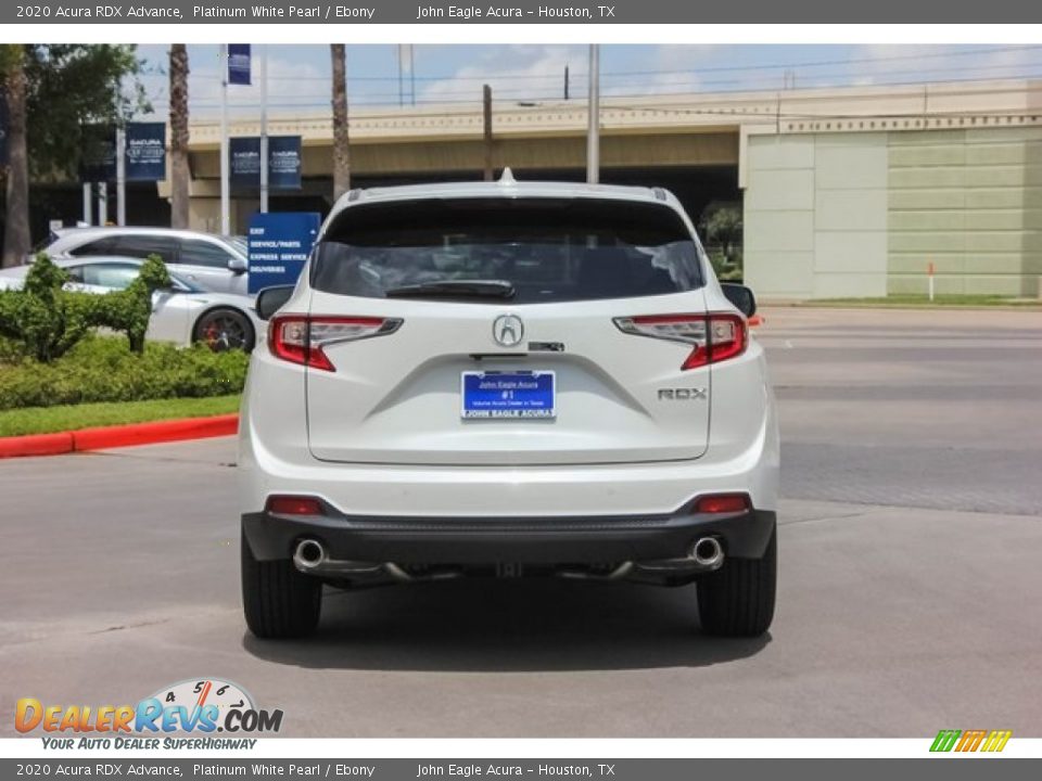 2020 Acura RDX Advance Platinum White Pearl / Ebony Photo #6