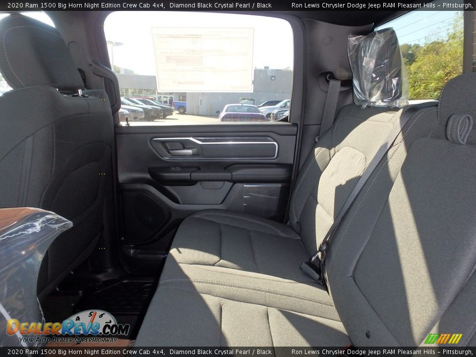 2020 Ram 1500 Big Horn Night Edition Crew Cab 4x4 Diamond Black Crystal Pearl / Black Photo #12