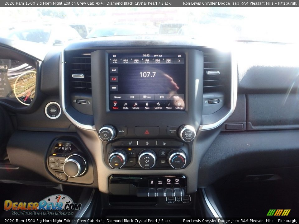 2020 Ram 1500 Big Horn Night Edition Crew Cab 4x4 Diamond Black Crystal Pearl / Black Photo #17