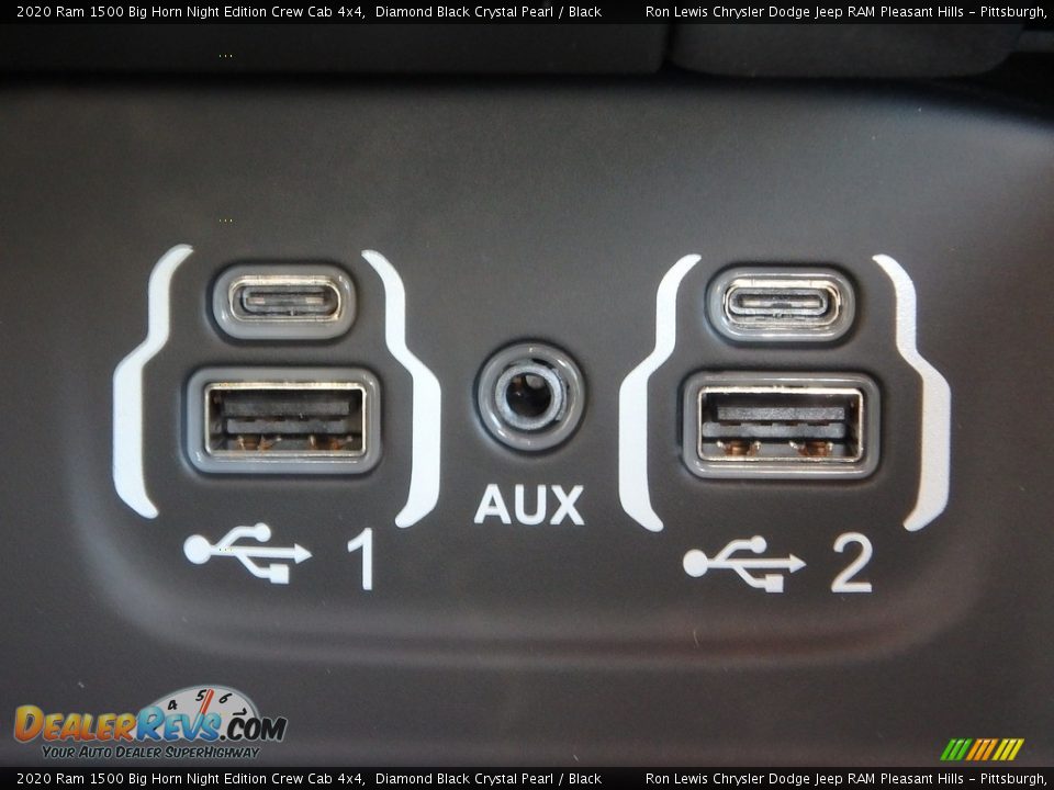 2020 Ram 1500 Big Horn Night Edition Crew Cab 4x4 Diamond Black Crystal Pearl / Black Photo #20