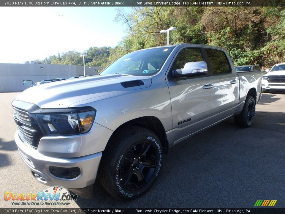 2020 Ram 1500 Big Horn Crew Cab 4x4 Billet Silver Metallic / Black Photo #1