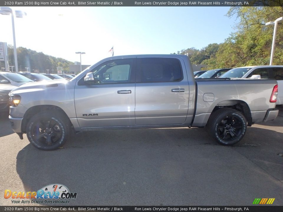 2020 Ram 1500 Big Horn Crew Cab 4x4 Billet Silver Metallic / Black Photo #2
