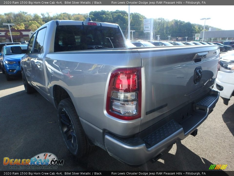 2020 Ram 1500 Big Horn Crew Cab 4x4 Billet Silver Metallic / Black Photo #3