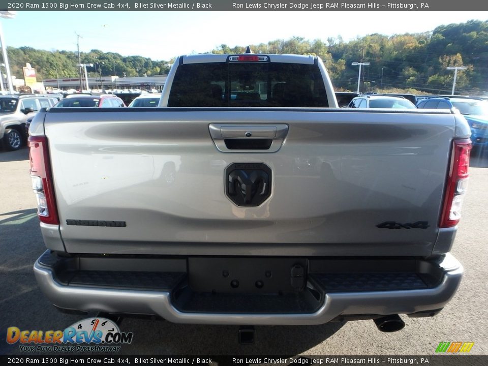 2020 Ram 1500 Big Horn Crew Cab 4x4 Billet Silver Metallic / Black Photo #4