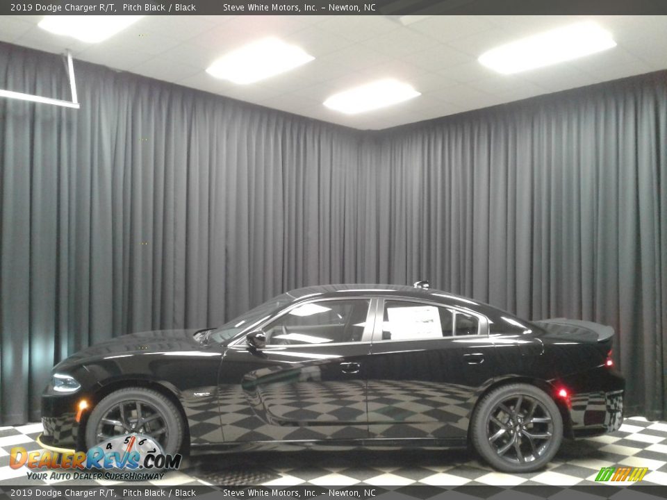 2019 Dodge Charger R/T Pitch Black / Black Photo #1
