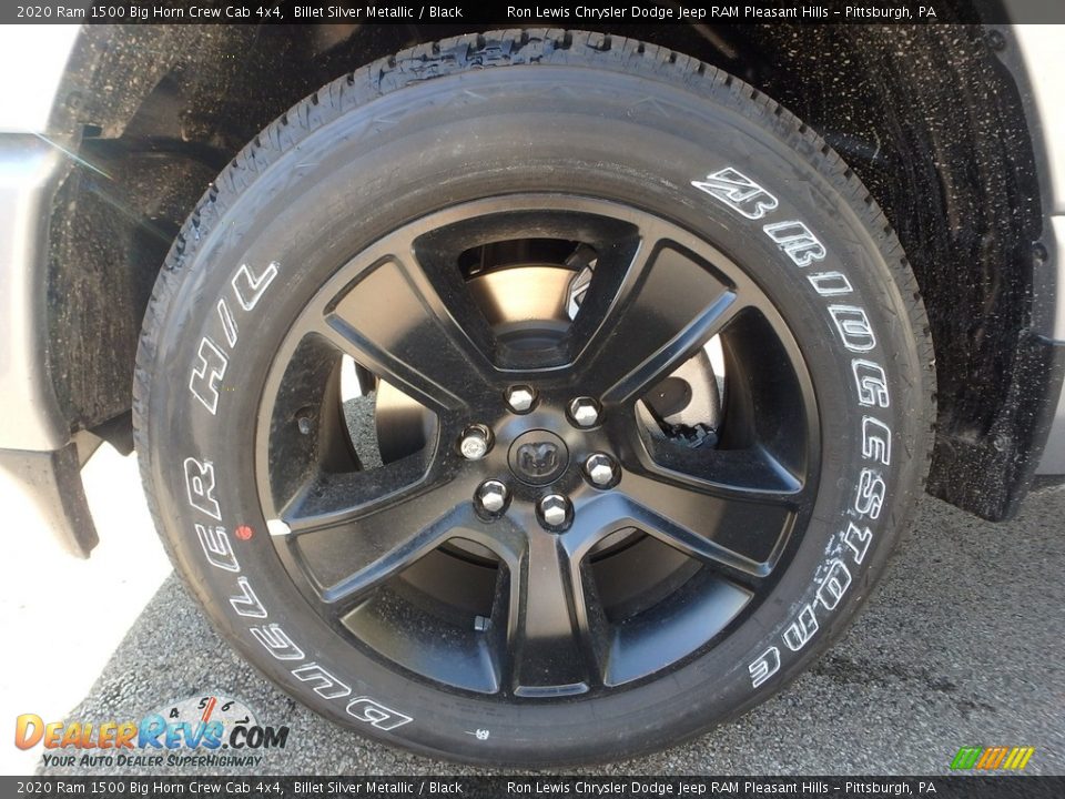 2020 Ram 1500 Big Horn Crew Cab 4x4 Billet Silver Metallic / Black Photo #10