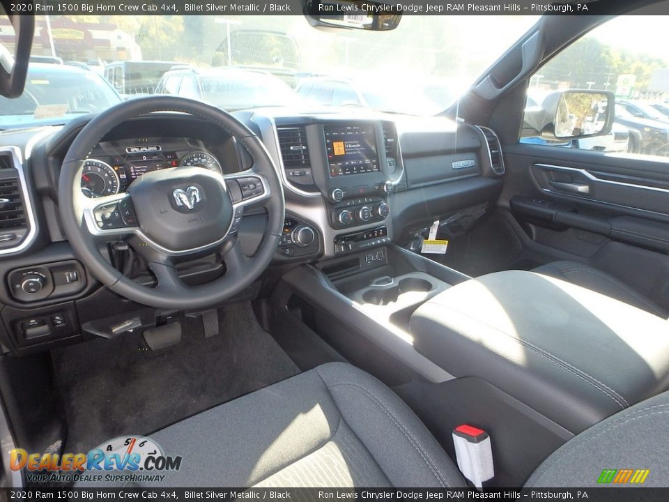 2020 Ram 1500 Big Horn Crew Cab 4x4 Billet Silver Metallic / Black Photo #13