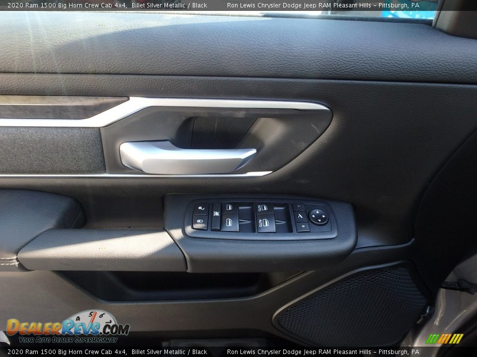 2020 Ram 1500 Big Horn Crew Cab 4x4 Billet Silver Metallic / Black Photo #14