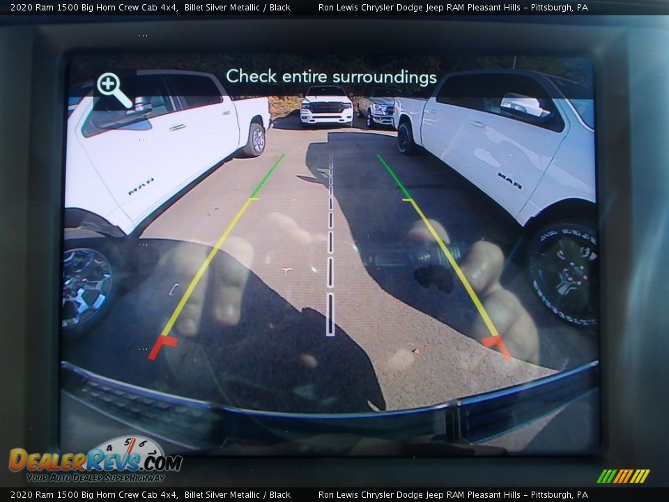 2020 Ram 1500 Big Horn Crew Cab 4x4 Billet Silver Metallic / Black Photo #16