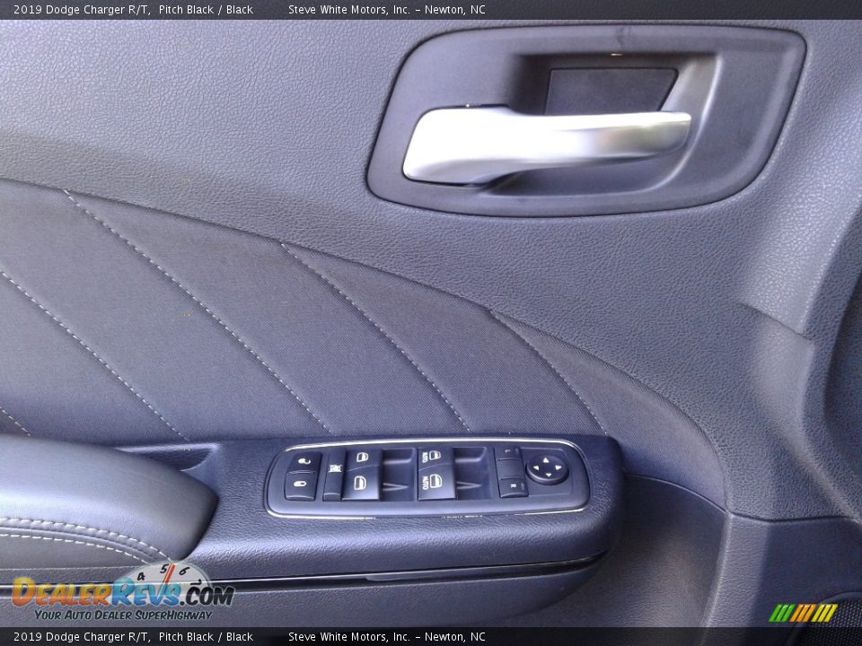 2019 Dodge Charger R/T Pitch Black / Black Photo #9