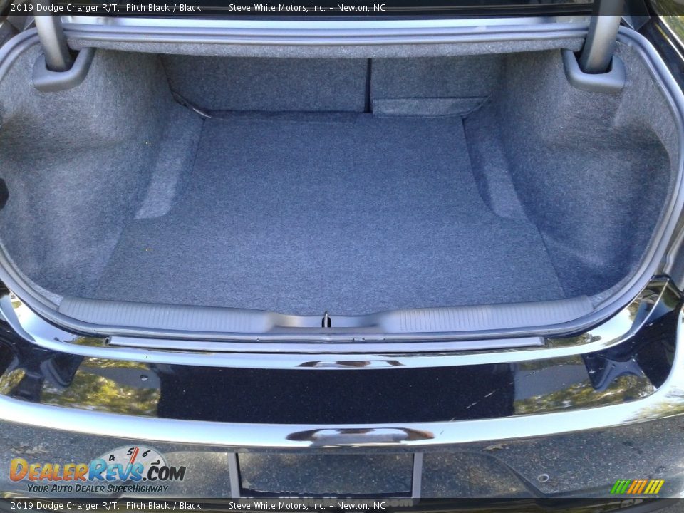 2019 Dodge Charger R/T Pitch Black / Black Photo #12