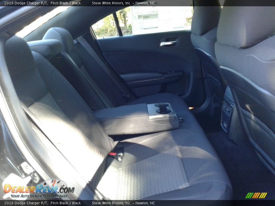 2019 Dodge Charger R/T Pitch Black / Black Photo #14