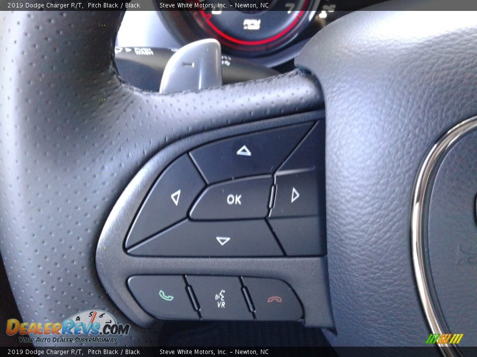 2019 Dodge Charger R/T Pitch Black / Black Photo #17