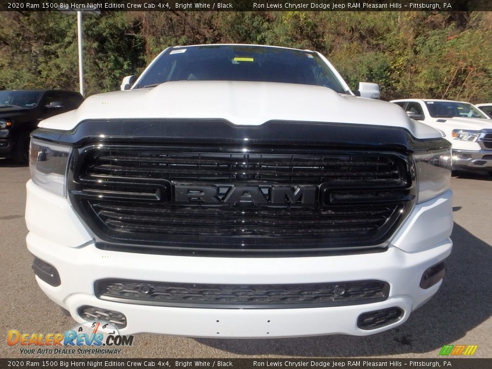 2020 Ram 1500 Big Horn Night Edition Crew Cab 4x4 Bright White / Black Photo #9