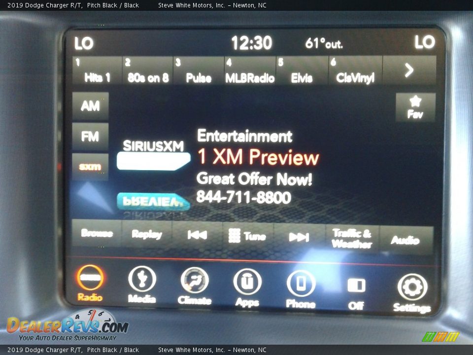 2019 Dodge Charger R/T Pitch Black / Black Photo #21