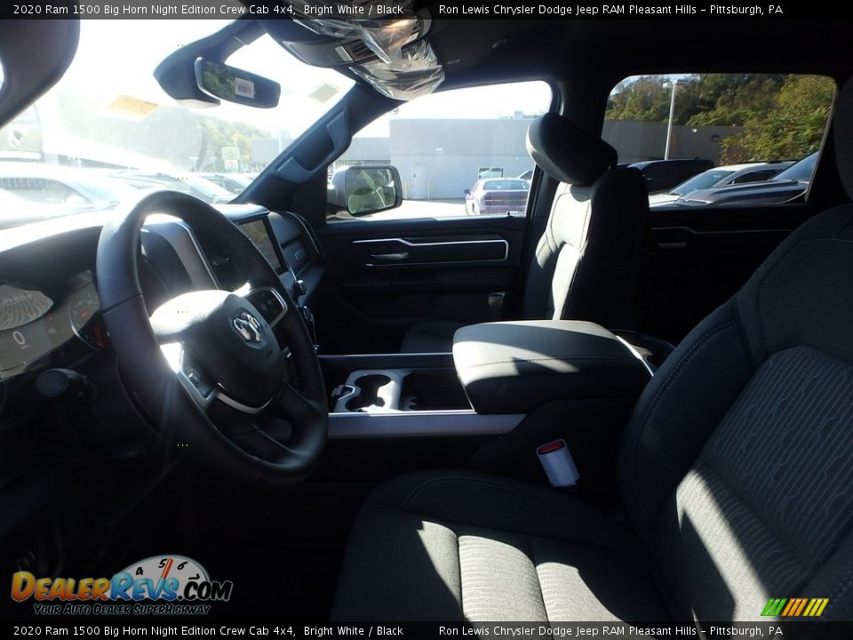 2020 Ram 1500 Big Horn Night Edition Crew Cab 4x4 Bright White / Black Photo #11